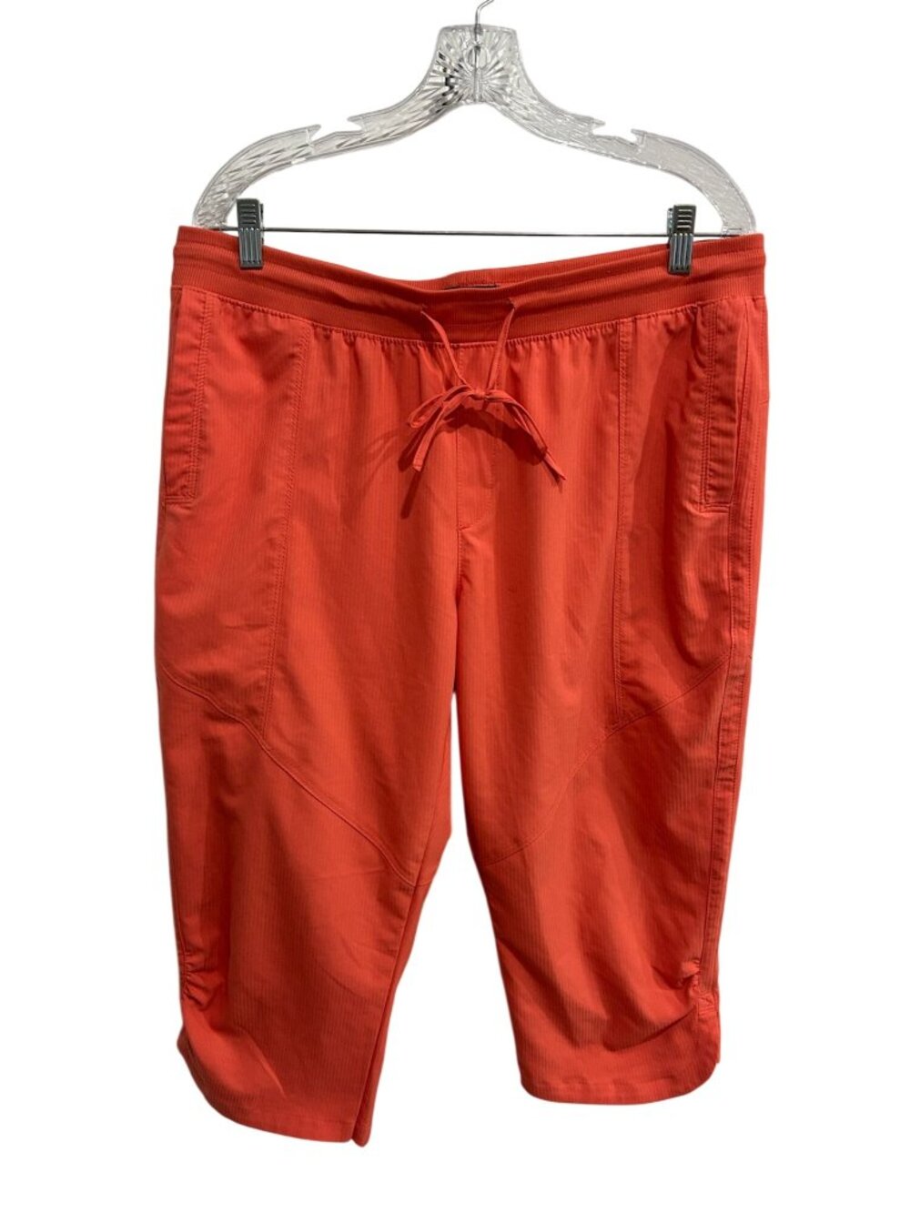 Lee 16 Coral Relaxed Fit Capri Pants Drawstring Lightweight Minimalist